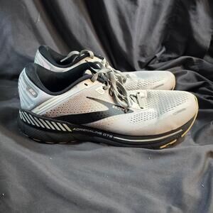 Brooks Adrenaline GTS 22 Womens Sz 11.5 Running Shoes Gray Black Athletic